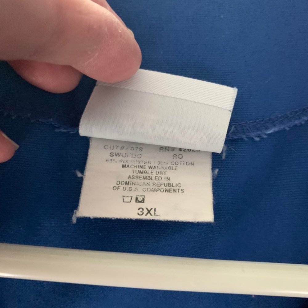 Blue Scrub Jacket - Picture 2 of 4